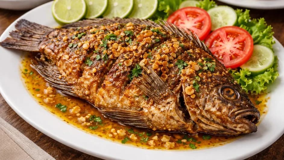 ¿Cómo hacer una mojarra al mojo de ajo para Semana Santa? Receta fácil paso a paso